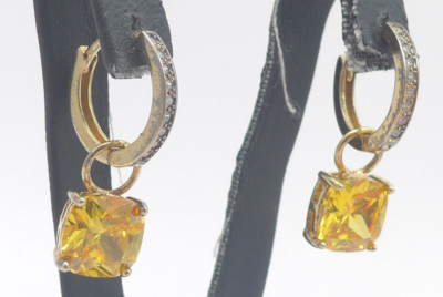 Ohrringe 925 Sterling SILBER silver earrings kreolen vergoldet creolen