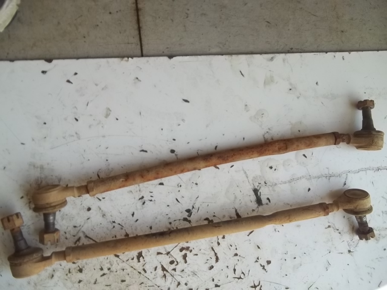 1997 YAMAHA KODIAK 400 4WD TIE RODS LEFT RIGHT TIE ROD (BENT) eBay