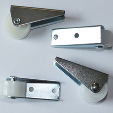 Mini Casters IKEA Sets of 4 Brand New 15/16" wheel  2" base 