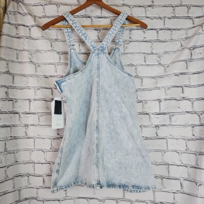 white midi dress a line Ivory Contrast Stitch Denim A-Line Midi Dress