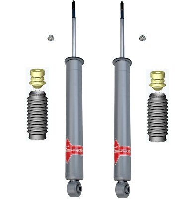 Front Shock Absorbers & Boots Kit KYB For Jaguar Vanden Plass XJ8 XJR 1998-2003