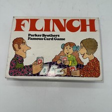 VTG 1976 Flinch Parker Brothers Famous Card Game Complete Good Condition