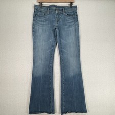 Citizens of Humanity Ingrid 002 Stretch Low Waist Flare 30 Dark Wash USA Denim