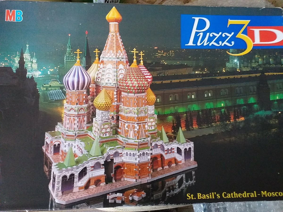 MB 3D PUZZLE. St Basil's Cathedral MOSCOW. 708 Pieces | eBay UK