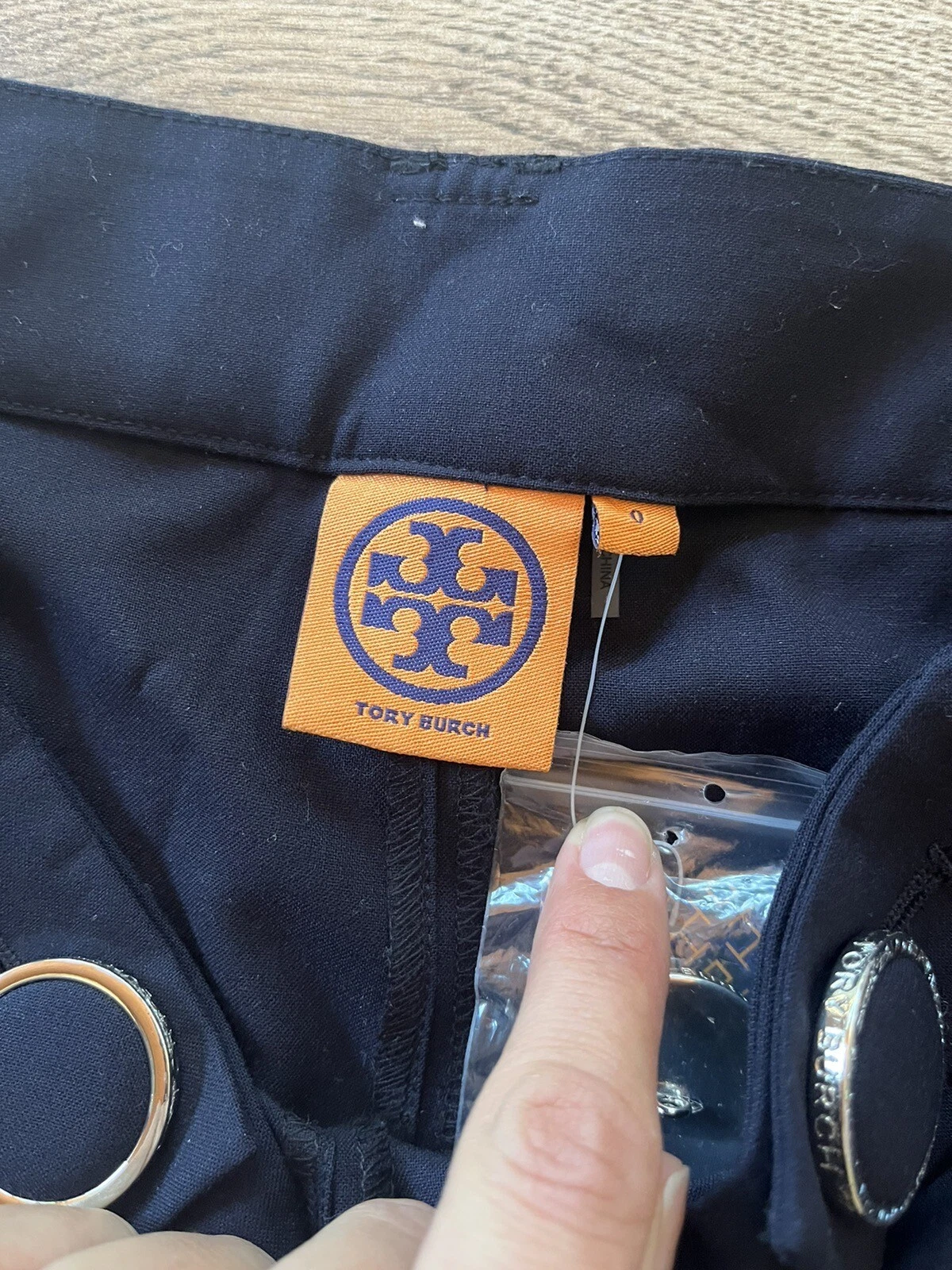 Pantaloni in uniforme Tory Burch nuovi con etichette taglia 0