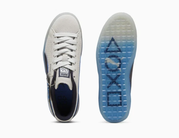 Talla 6 - Gamuza PUMA x PlayStation 'Gris Glacial' 396655-01 Foto 4 de 4