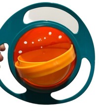 Universal Gyro Bowl - 360  Rotary Balance, Spill-Proof Feeding Dish for Children