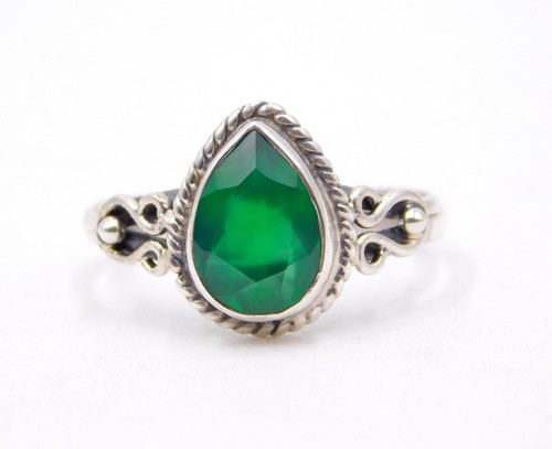 Naturale Multi Pietra Anello 925 Argento Sterling Gioielli Mano Anello Per - Foto 14 di 22
