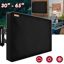 30"-65" Outdoor TV Cover 600D Weatherproof Television Flat Screens LCD Protector