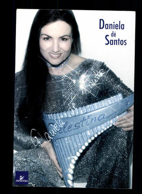 Daniela de Santos Autogrammkarte Original Signiert ## BC 59769