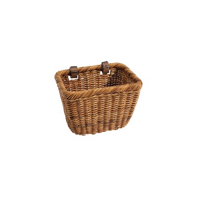 Nantucket Cisco Adult Rectangle Front Handlebar Bike Basket Honey