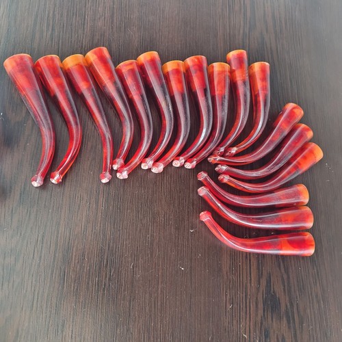 2 Pieces Replacement Stems for Meerschaum Pipes 16MM diameter 8.5CM length #e2 - Picture 6 of 9