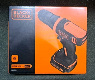 Black + Decker Akku-Ultrakompaktbohrschrauber BDCD12 Lithium 1,5 Ah - 10,8 V