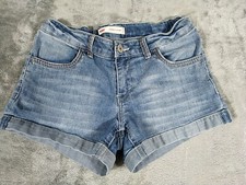 Levis Strauss Shorts Girls 16 Reg Blue Low Rise Stretch Cotton Denim 3"