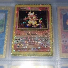 Magmar HOLO Prism Vintage Pokemon Base Set Vending Golden Sticker Card Retro