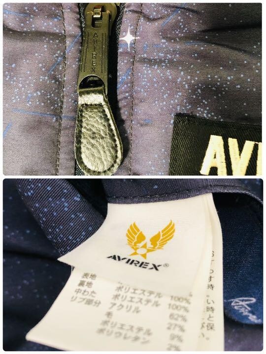 AVIREX Type MA-1 X Fifteen Navy Size S | eBay