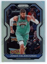 Jonas Valanciunas 2020-21 Panini Prizm Silver Holo SP #188 Memphis Grizzlies