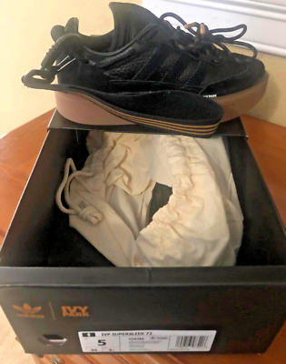 Size 5 - Ivy Park x adidas Super Sleek 72 Black Gum W for sale