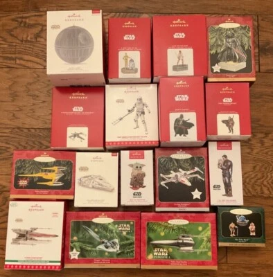 Hallmark Keepsake & Disney STAR WARS Ornaments $7 & Up