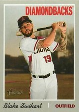 2019 Topps Heritage Blake Swihart #640 Baseball DNA Games