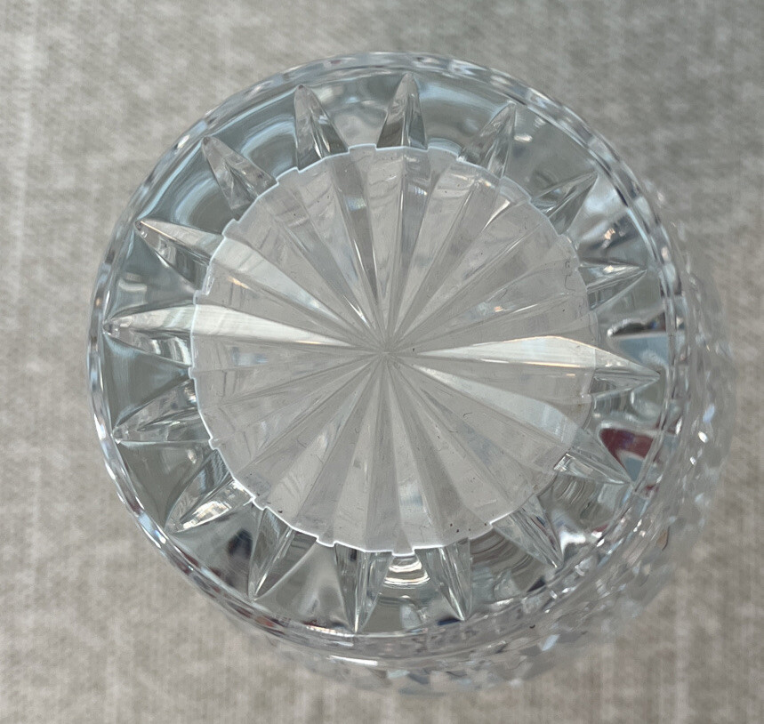 Waterford Vase Granville 8" Diamond & Wedge Cut Crystal Vase eBay