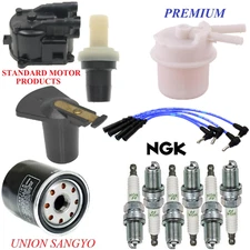 Tune Up Kit Filters Cap Rotor Wire Spark Plugs for Toyota Tercel 1983-1985