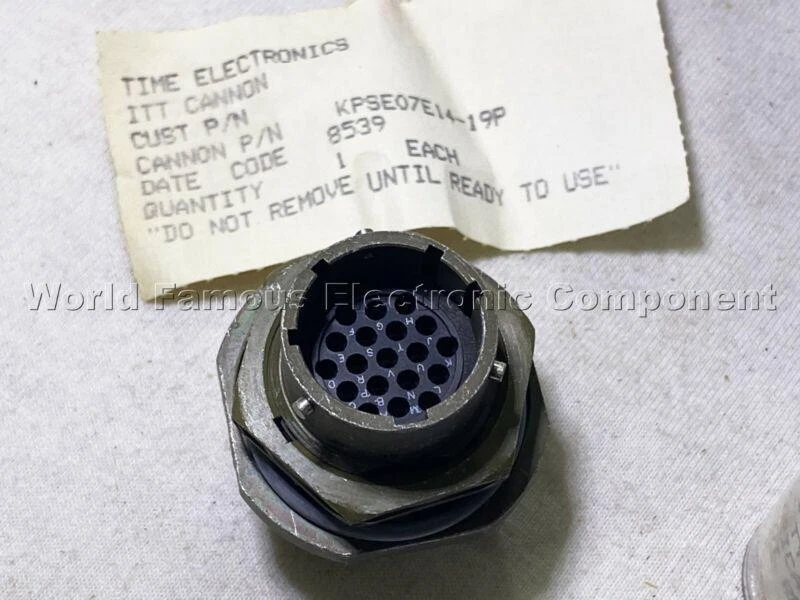 1pcs - ITT CANNON KPSE07E14-19P Circular MIL Spec Connector NOS - Image 3 of 4