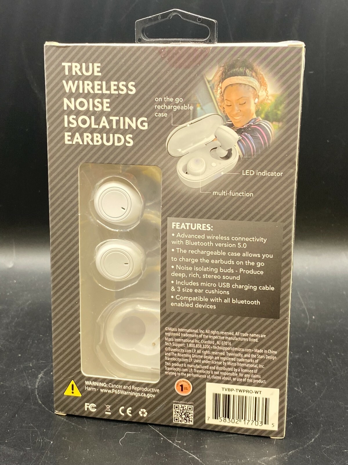 Noise Isolating Bluetooth Earbuds 