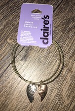Claire  s Sisters By Chance Bff Best Friends Charm Bracelet Set