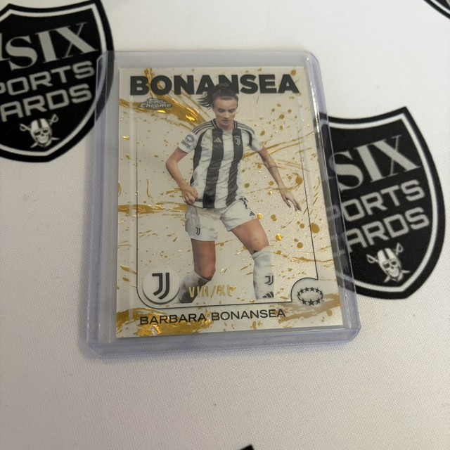 2024-25 Topps UEFA Women's Chrome Barbara Bonansea Roman Numeral VIII/XI #47