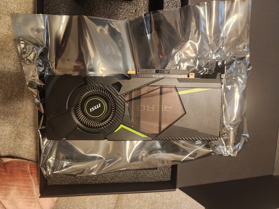 MSI GeForce RTX 2070 AERO 8G GDDR6 Graphics Card (Used, Working) - Image 2 of 4