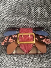 Burberry Mini Purse Wallet With Frill New
