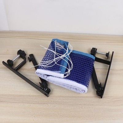  Standard Tischtennisnetz Pfosten Set Tragbare Pong Rack mit Metallklemmen