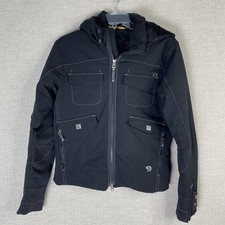 Mountain Hardwear Jacket Womens M Hooded Softshell Fleece Lined OL3340