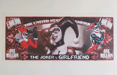 Harley Quinn 1.000.000 Dollars Geldschein