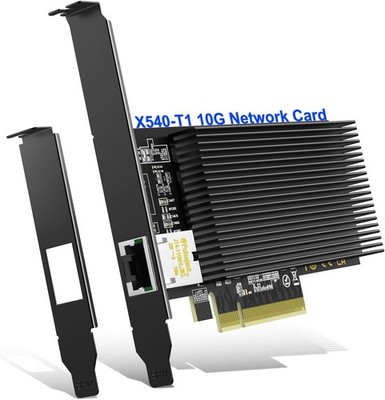 NICGIGA Netzwerkkarte 10GbE PCIe X540-T1 10GBase-T RJ45 1x Port Windows/Linux VM