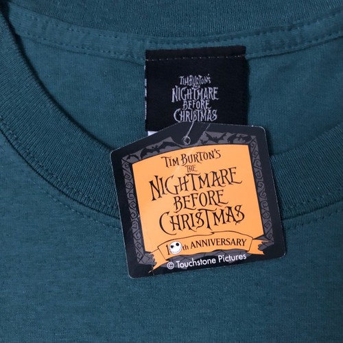Vintage 90s Disney The Nightmare Before Christmas Jack Skellington Movie T-Shirt - Picture 3 of 3