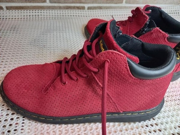 Women Dr. Martens Boots Burgundy 36 #3KV1