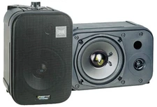 Pyle Home 4in 2-Way Bass Reflex Mini-Monitor System (Pair)