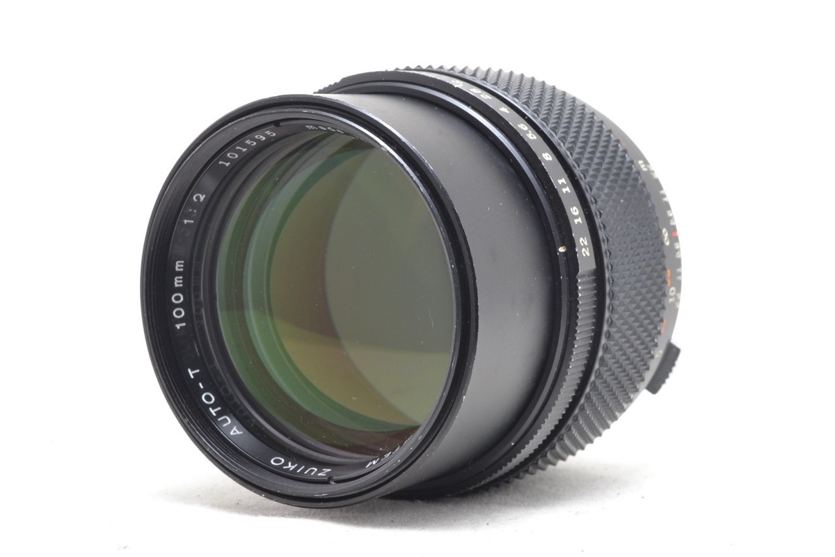 Near Mint] Olympus OM-System Zuiko Auto-T 100mm f/2 MF Lens from