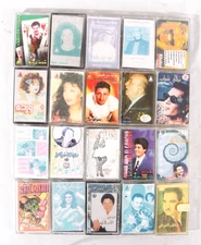 Lot of 20 Vintage Arabic Music Cassette Tapes, RARE