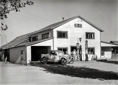 #ad Standard Oil Red Crown Gasoline Station R 66 Ford Model A California 8.5x11 $12.99