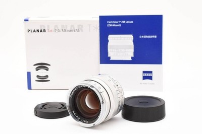 [Brand New] Carl Zeiss Planar T* 50mm F2 ZM Lens For Leica M Silver
