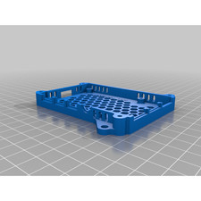Raspberry Pi4 case with LED power button 3d Printed