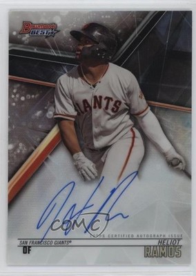 2018 Bowman's Best of 2018 Refractor Heliot Ramos #B18-HR Auto 13iq
