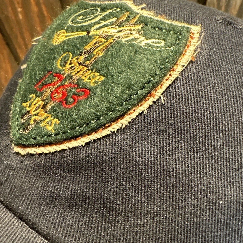 Gorra Stowe Sombrero Azul Marino Parche Esquís Esquí Esquí Elástico Ajuste Pequeño a Mediano S/M Foto 4 de 4