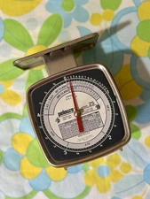 Vintage Pelouze Z5 Postal Scale 5lb Mechanical Kitchen USPS Rate Chart 1989