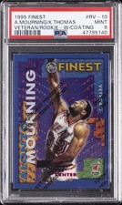 1995 FINEST VETERAN/ROOKIE W/COATING ALONZO MOURNING/KURT THOMAS PSA 9 POP 1
