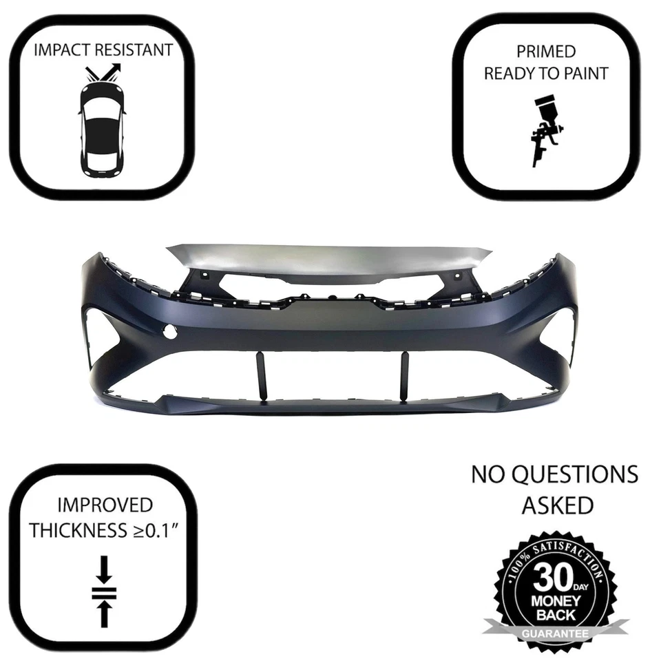 Cubierta de parachoques delantero para Kia Forte 2022-2024 cebado 86511M7500 KI1000219 Foto 3 de 4