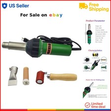 Hot Air Gun Welding Torch Plastic Welder Roofing 1600W Heat Gun Kit